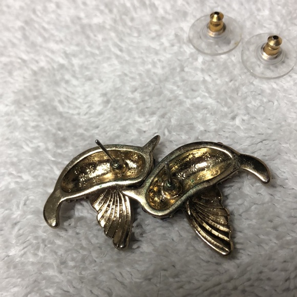Betsy Johnson Hummingbird Earrings - Picture 4 of 5